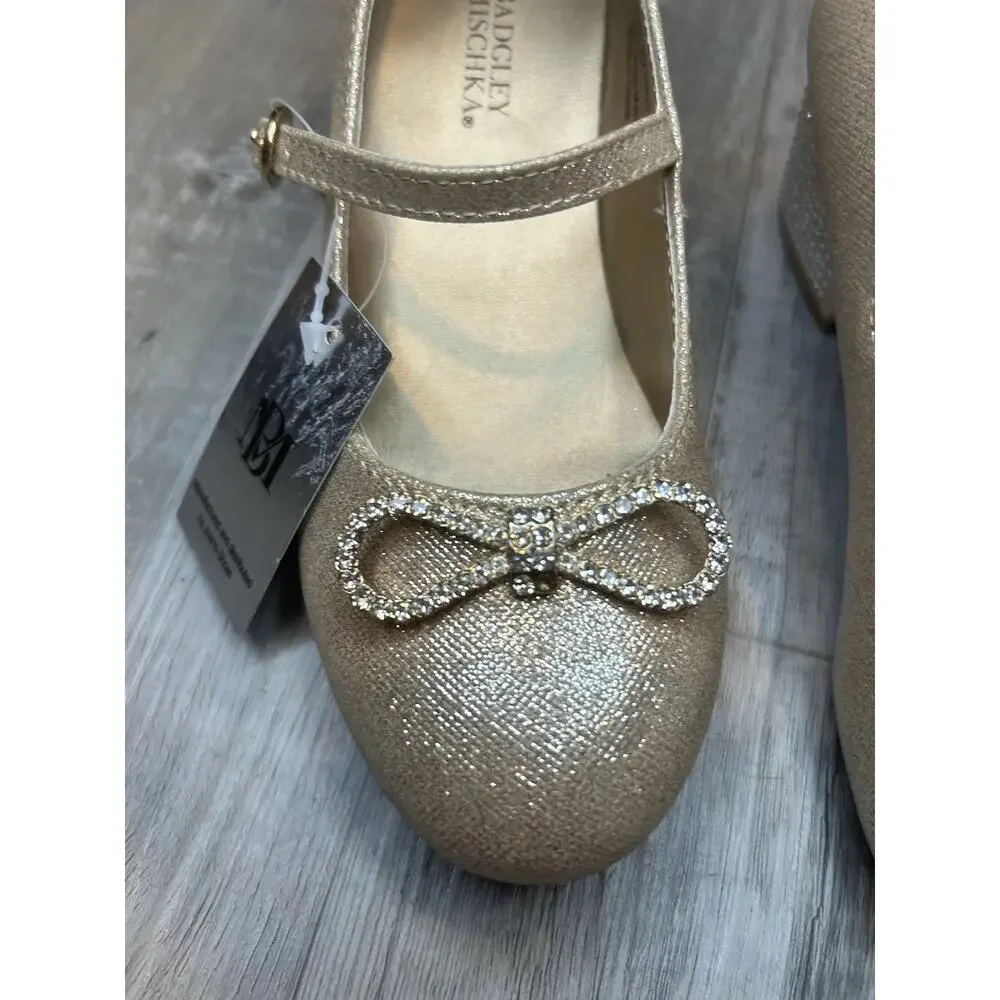 Badgley Mischka Girls Dress Shoes Size 13